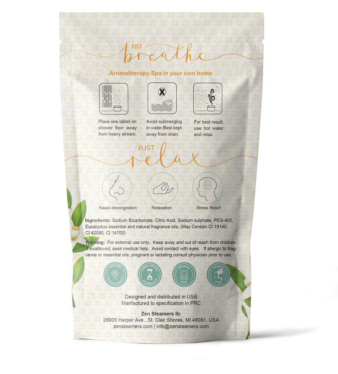 INVIGORATE Citrus Shower Steamer