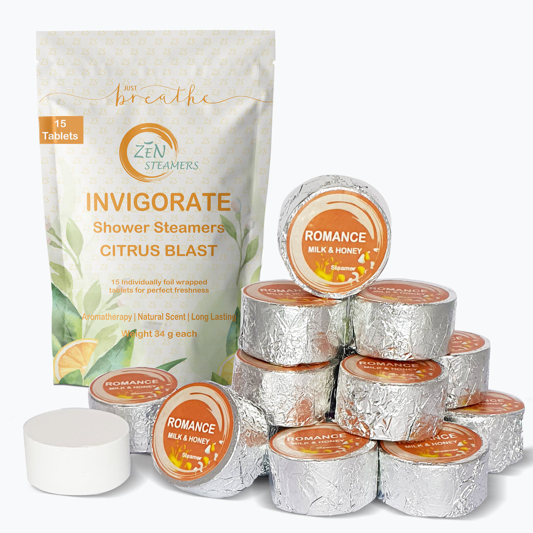 ROMANCE Milk & Honey Shower Steamer